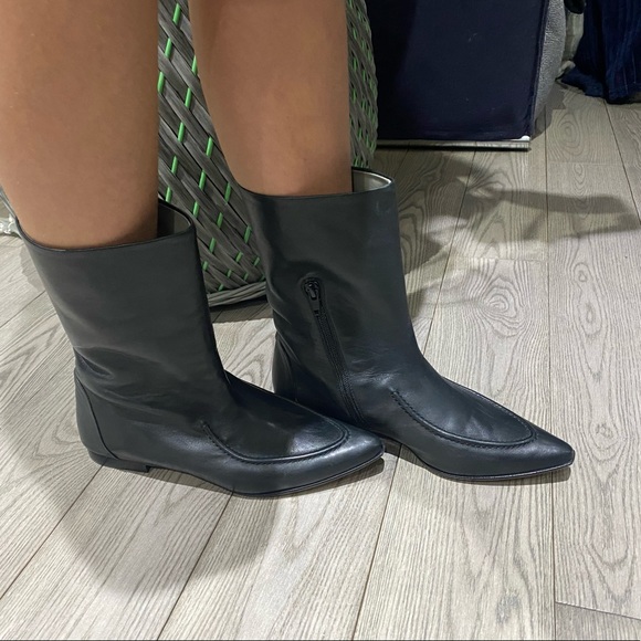 Brand New Wonem Leather Boots - Size m38 - Picture 3 of 3